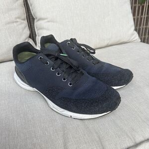 HUGO BOSS COMFY TRAINER Textile/leather Sneakers 10 US, 43EUR, Navy